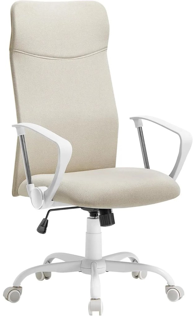 SONGMICS irodai szék, ergonomikus szék cappuccino bézs színben