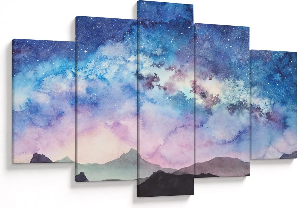 Kép - Milky Way, akvarell (150x105 cm)