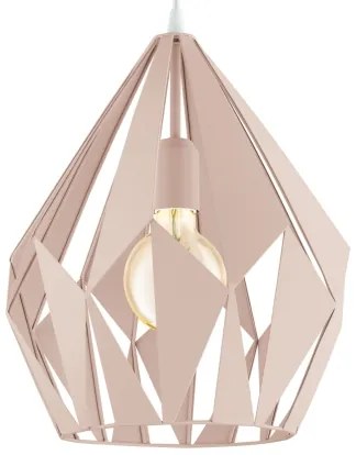 EGLO 49024 - Csillár zsinóron CARLTON-P 1xE27/60W/230V