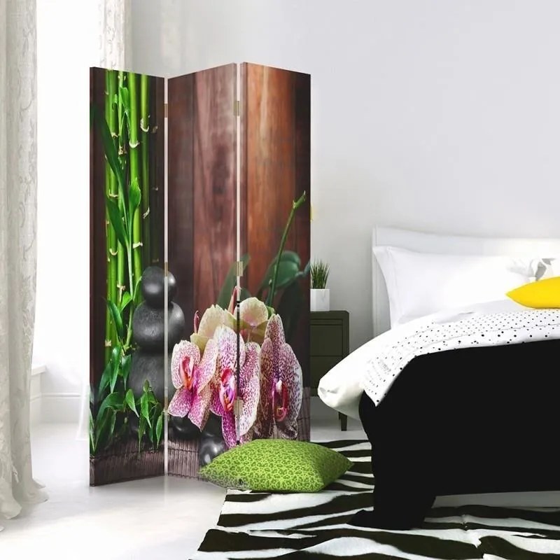 Gario Paraván Zen stílusú kompozíció Méret: 180 x 170 cm, Kivitelezés: Klasszikus paraván