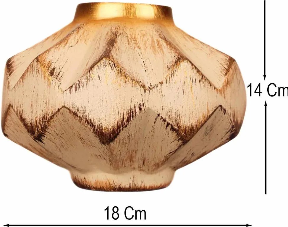 Etrua kerámia váza, Ø18 cm