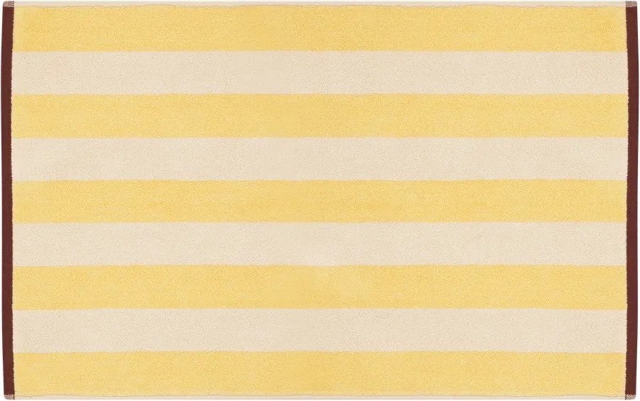 Sárga textil fürdőszobai kilépő 50x80 cm Gobo – noo.ma