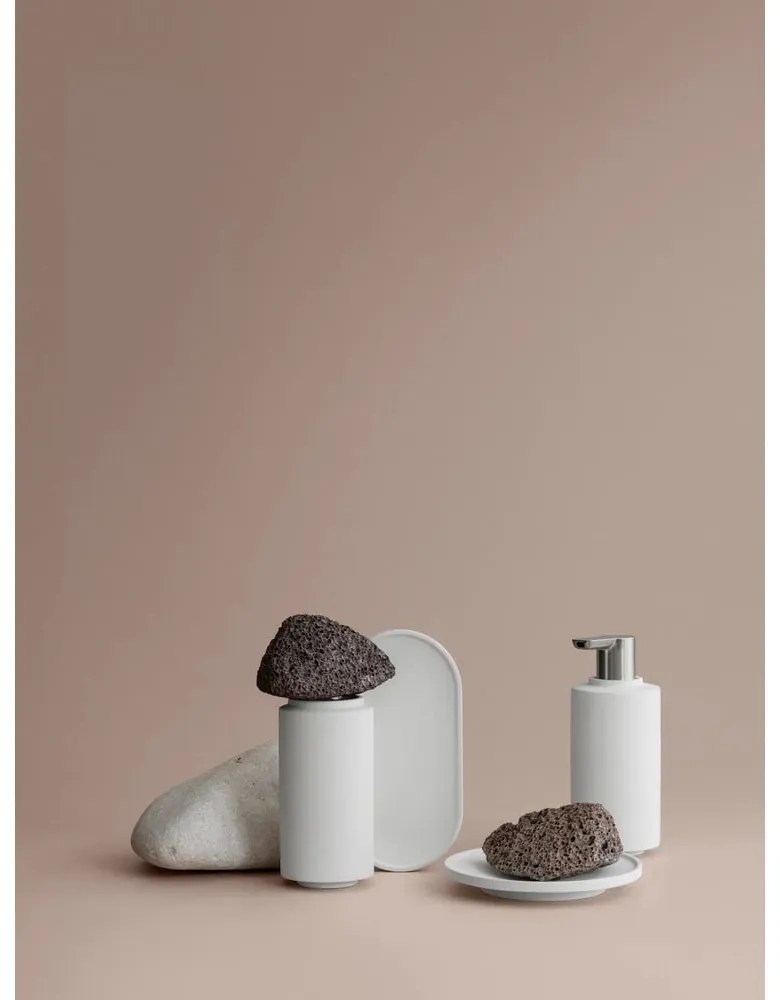 Fehér beton fürdőszobai rendszerező Creto – Blomus