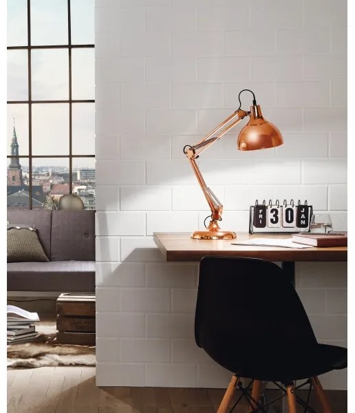 Eglo 94704 - Asztali lámpa BORGILLIO 1xE27/40W/230V