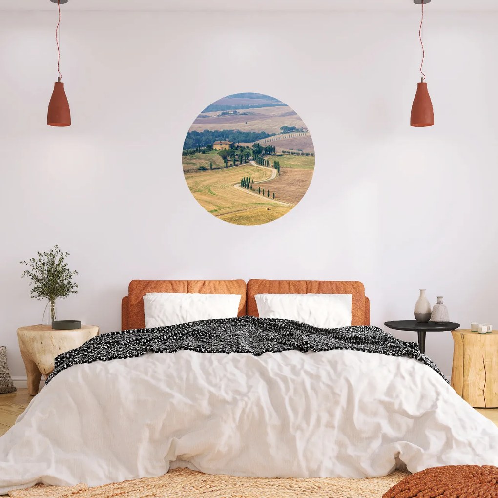 PIPPER. Textil kör alakú falmatrica "Toszkána" Méret: 100cm