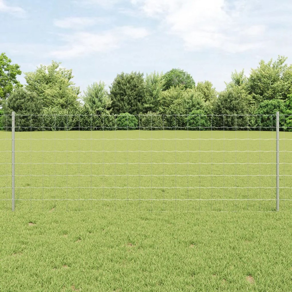 Euro Kerítés Készlet 2 db Horganyzott Horganyzott acél 25 x 0.8 m