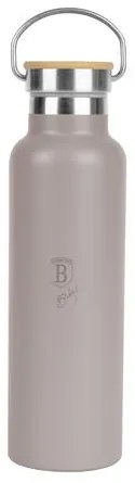 BerlingerHaus Kulacs bambusz kupakkal (0,6 L) Taupe Collection BH/7201
