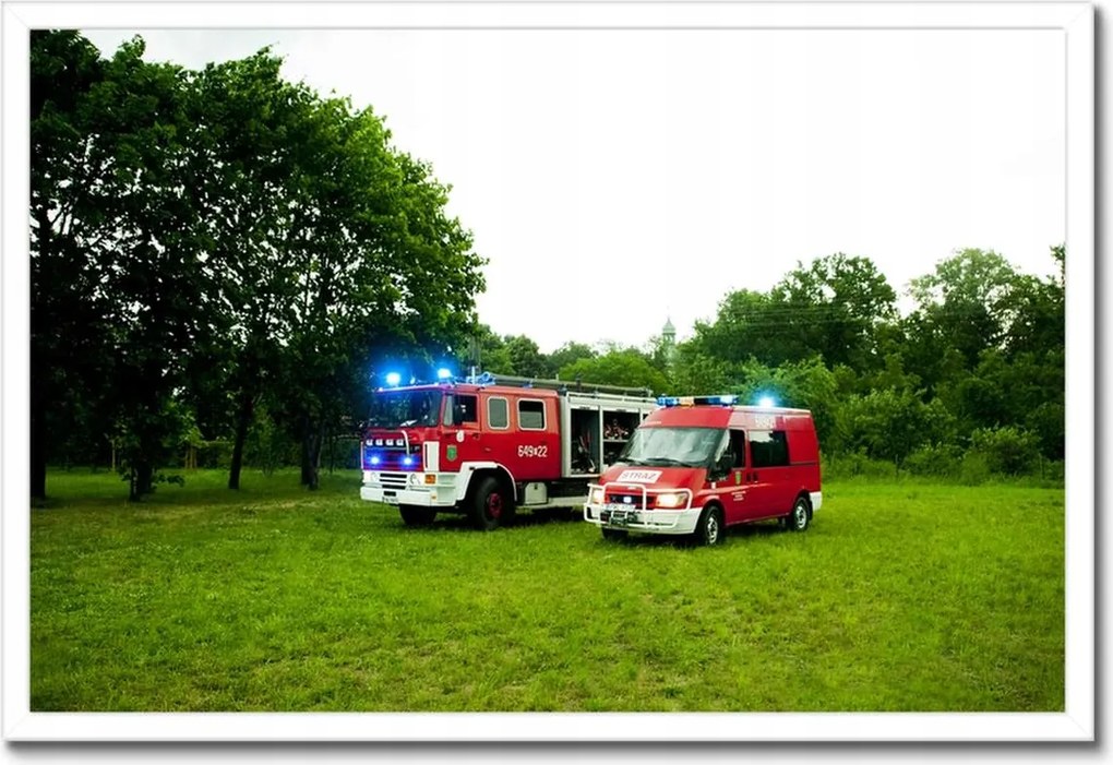 Poszterek keretben 60x40 Tűzoltóság