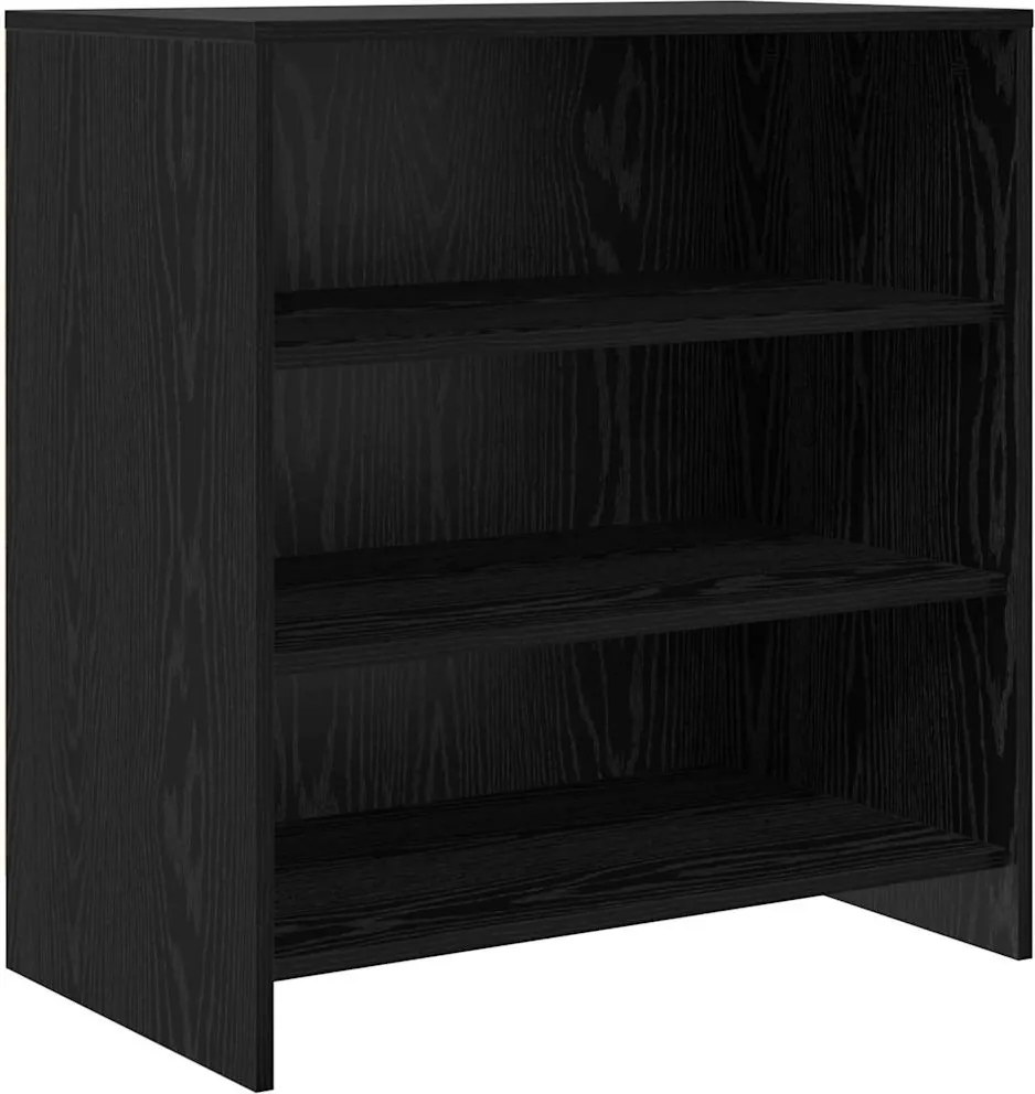 vidaXL Széf Fekete 70 x 41 x 75 cm Faanyag