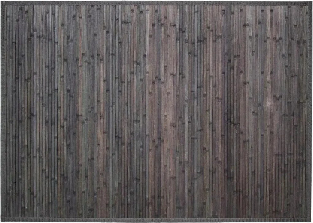 Bamo bambusz szőnyeg 120x170 cm Szürke fürdőszobai vízálló modern
