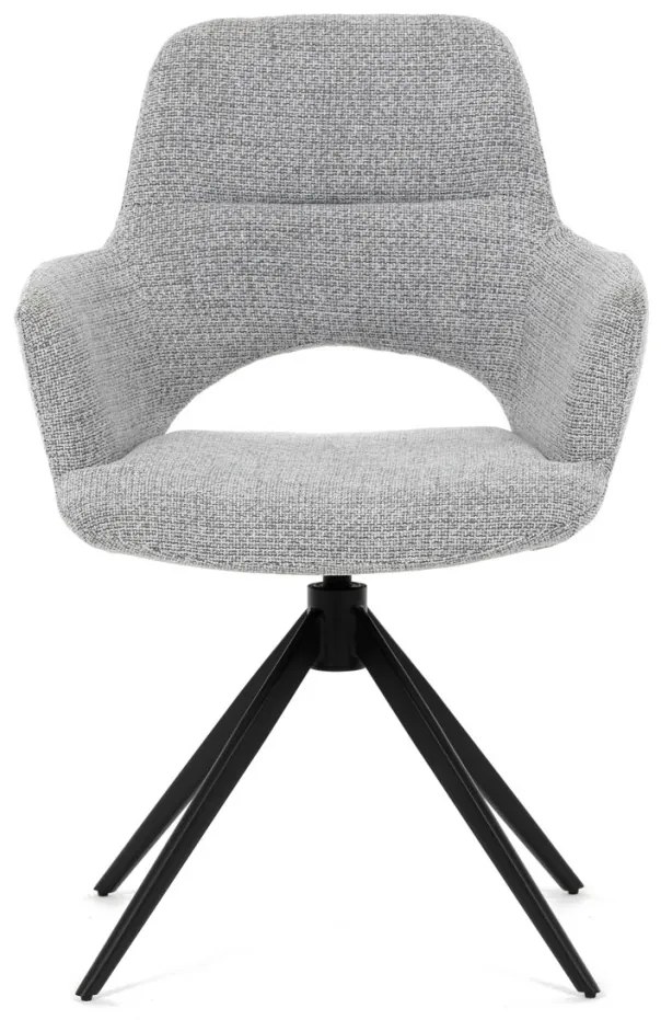 Elegáns Forgó Étkezőszék Szürke. 360°-ban forgatható.