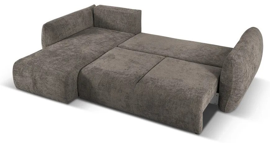 Szürke sarokkanapé (bal oldali) Matera – Cosmopolitan Design