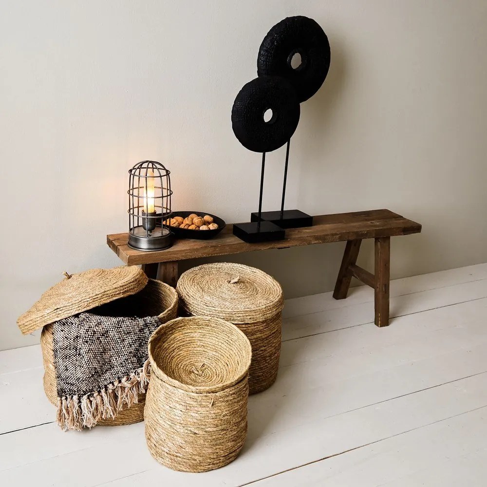 Natúr színű pad Safane – Light & Living