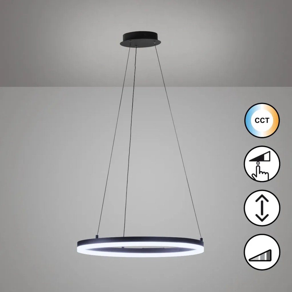 Fischer&Honsel Sirko 60972 Függőlámpa 1x36,2w/led 2700k-3350k-4000k 4115lm ip20