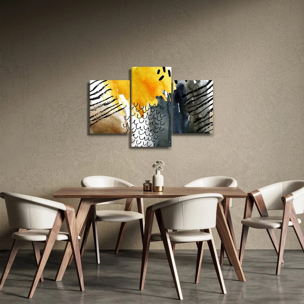 Kép - Absztrakt akvarell (90x60 cm)