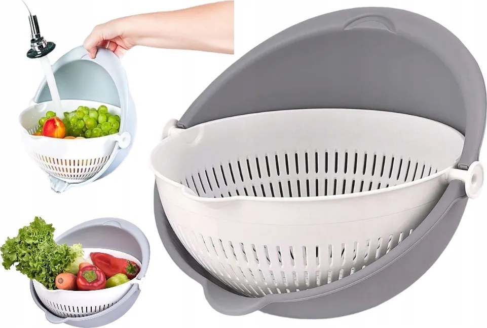 Forgótál Szűrővel 21 cm 2in1 HOB041312