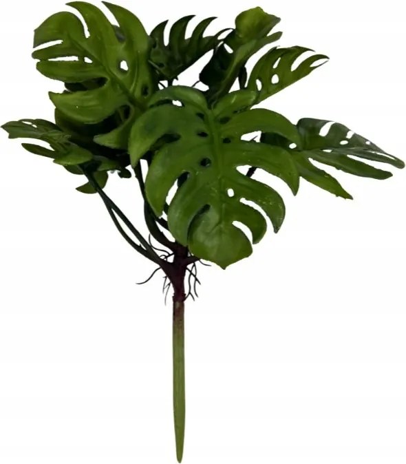 Monstera műgumi csokor 31 cm