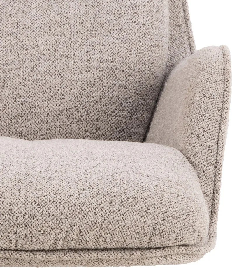 Bézs forgó buklé fotel Bosley – Actona