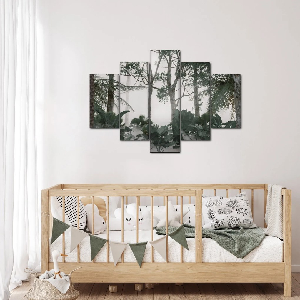 Kép - dzsungel a reggeli ködben (150x105 cm)