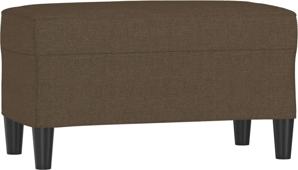 vidaXL barna szövet pad 70 x 35 x 41 cm
