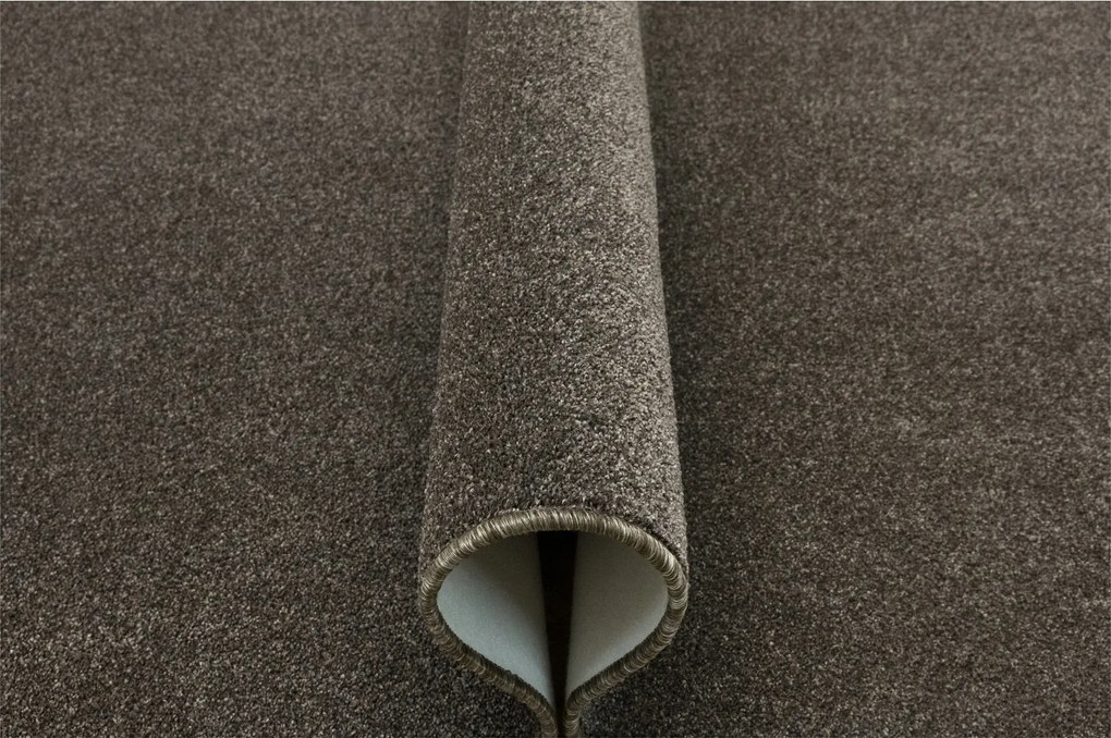 Hálószoba Nappali Szőnyeg Barna Szürke Puha Filc Dragon Termo 100x300 cm