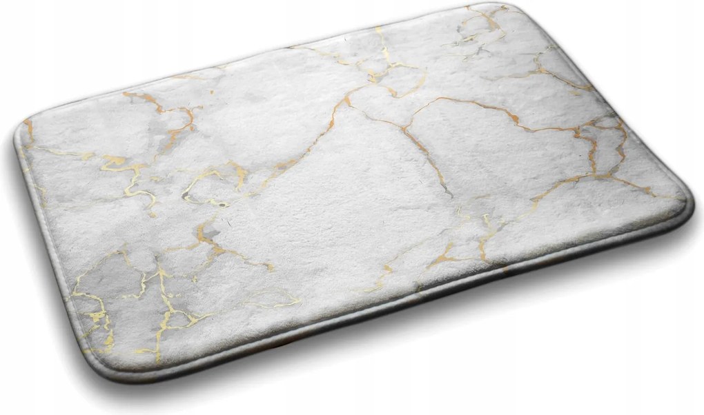 Puha fürdőszobaszőnyeg Világos márvány 75x45 cm