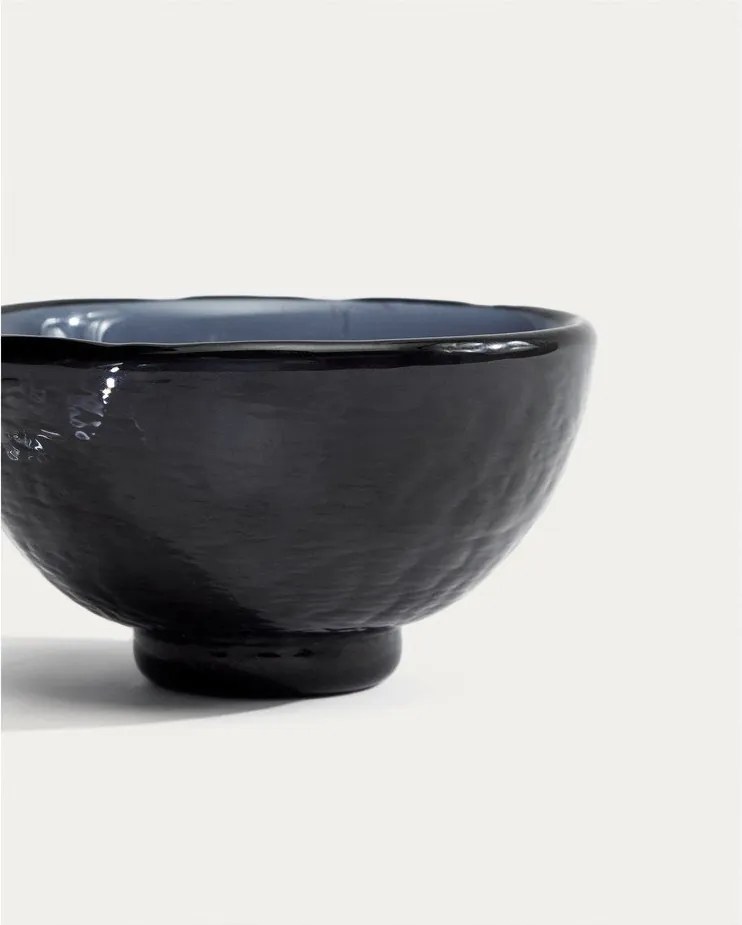 Kék üveg tálka Sileia – Kave Home