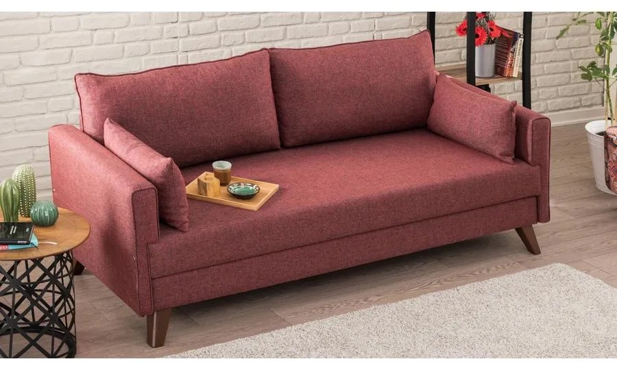 3 személyes kanapéágy Bella Sofa - Bordó