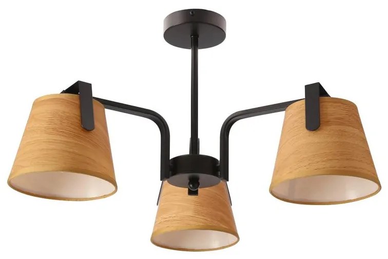 Csillár rúdon AMBERG 3xE14/40W/230V barna