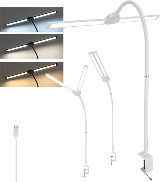 Brilagi - Fényerőszabályozható LED asztali lámpa USB VARIO LED/14W/5V 3000-6000K fehér