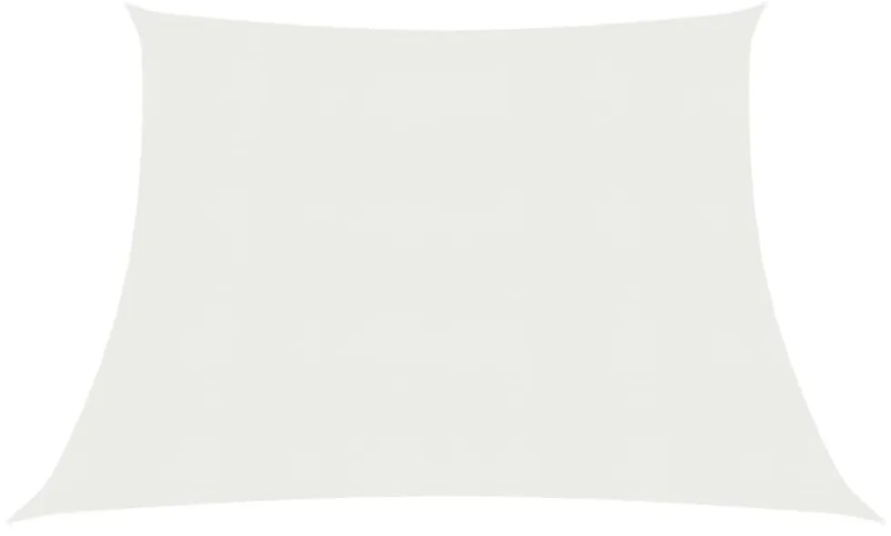 fehér HDPE napvitorla 160 g/m² 3/4 x 3 m