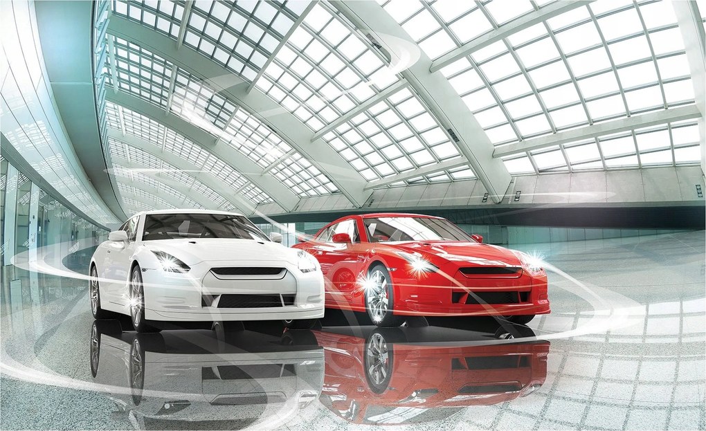 Fotótapéta Nissan Gt-r város stílus vinil sebesség 368x254 +ragasztó