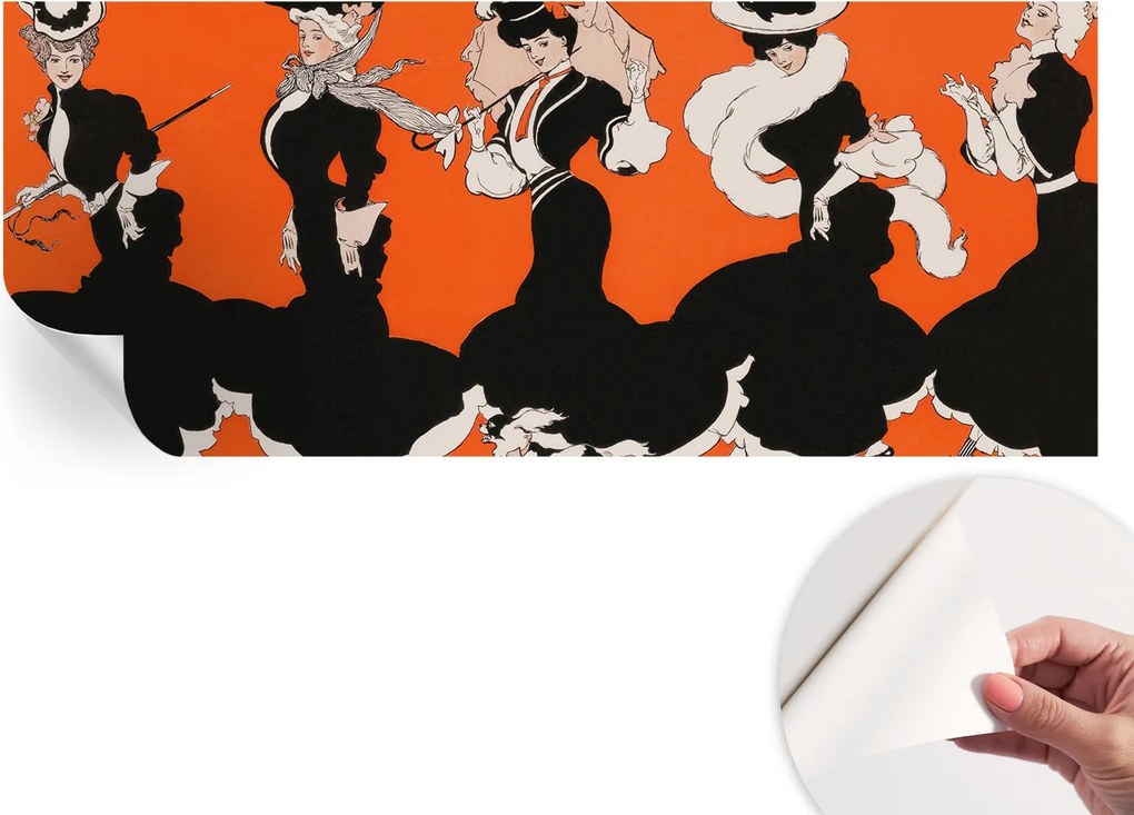 Modern öntapadós fali fotótapéta Női ruhák 250x104 cm