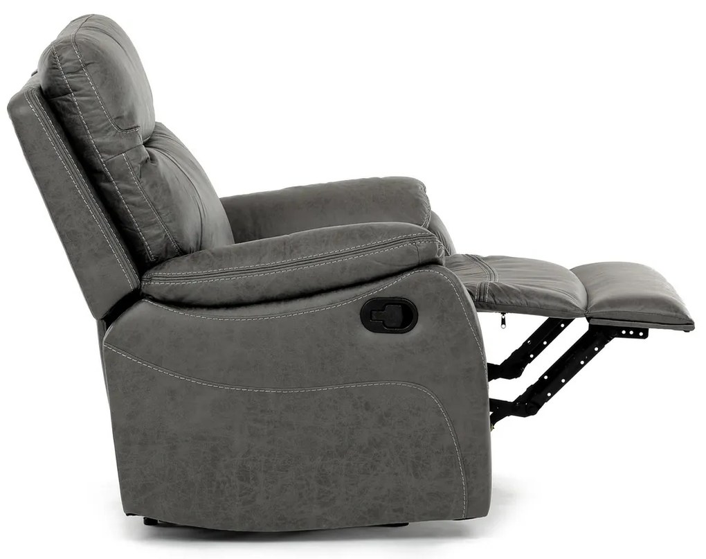 4092 GREY3 pozicionáló fotel vintage, szürke