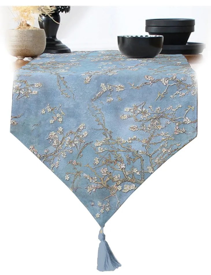 Asztali futó 45x140 cm Blue Spring – Minimalist Cushion Covers