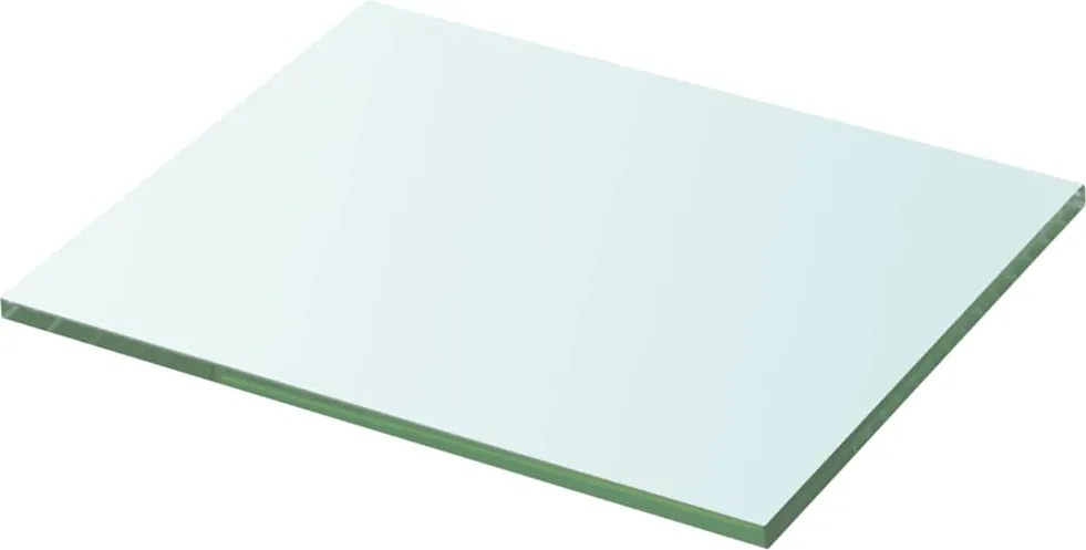 vidaXL 20x25 cm átlátszó panel üvegpolc