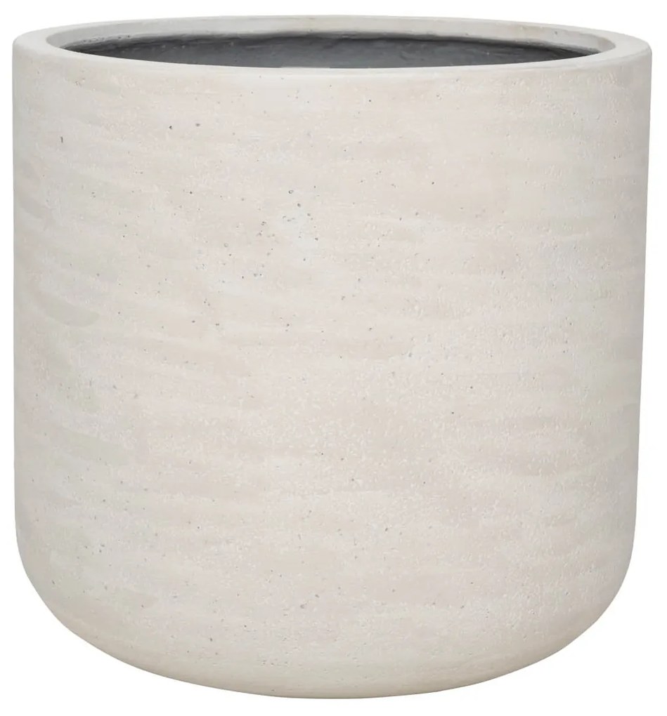 Jumbo Charlie virágcserép, puha elefántcsont, többféle méretben - Pottery Pots méret: S - ⌀ 73, óra. 69,5 cm