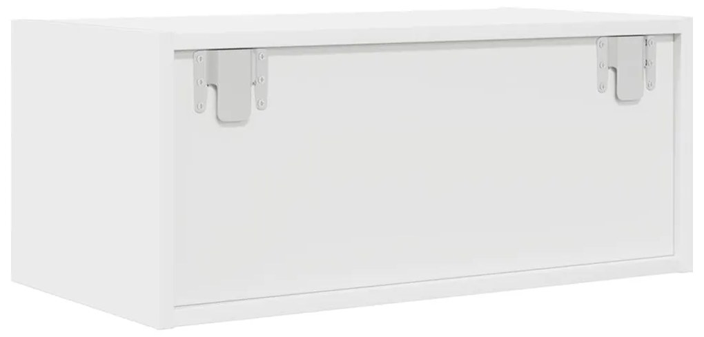 fehér szerelt fa TV-szekrény 60x31x25,5 cm