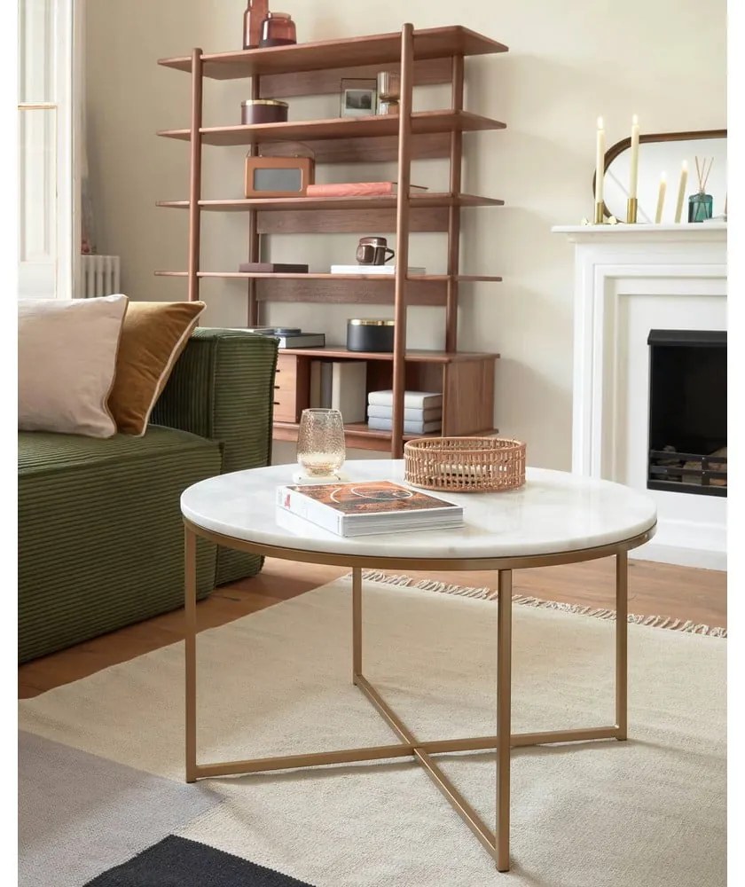 Shefield dohányzóasztal, ø 80 cm - Kave Home