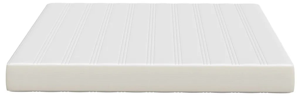 Pocket Spring Mattress Krém 180x200x20 cm Közepesen Kemény Szövet