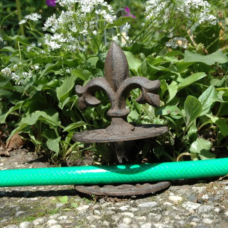 Öntöttvas locsolótömlő vezető, 32 cm, C