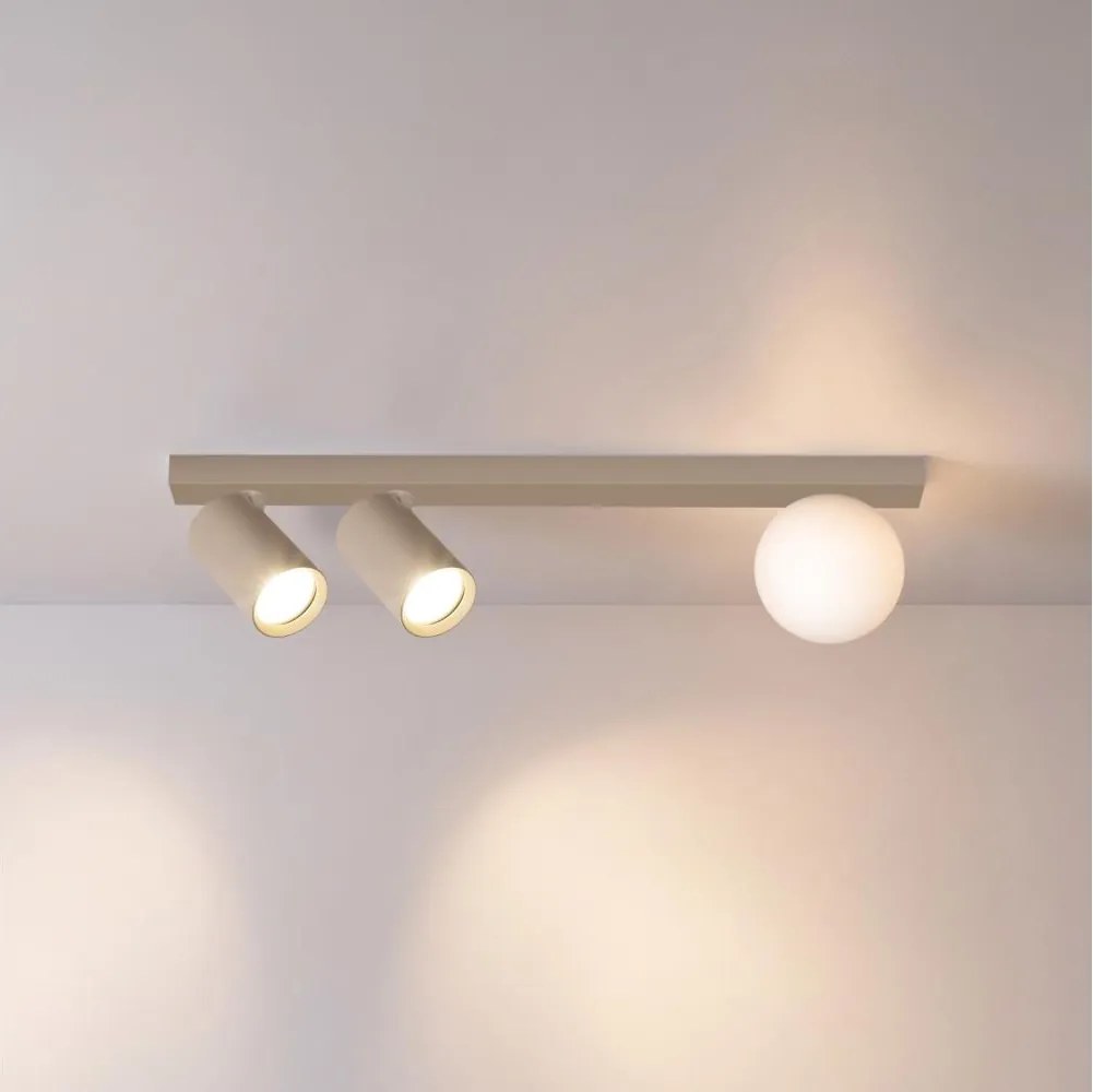 Brilagi - SELE BALL irányítható spotlámpa 2xGU10/30W/230V + 1xG9/10W bézs