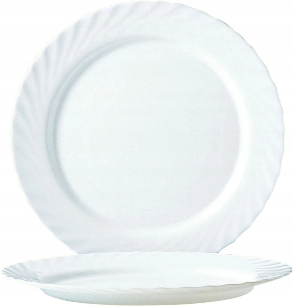 Tányér Strapabíró Üveg Vendéglátóipari Fehér Nagy Szett