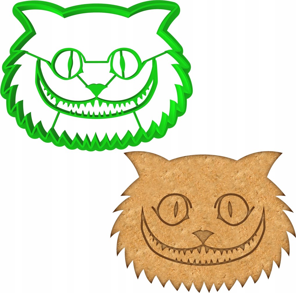 Forma Lyukasztó Sütemény- és Mézeskalácsvágó Halloween Cica Macska