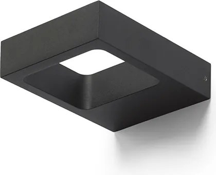RENDL LEA nástěnná černá 230V LED 6W 3000K