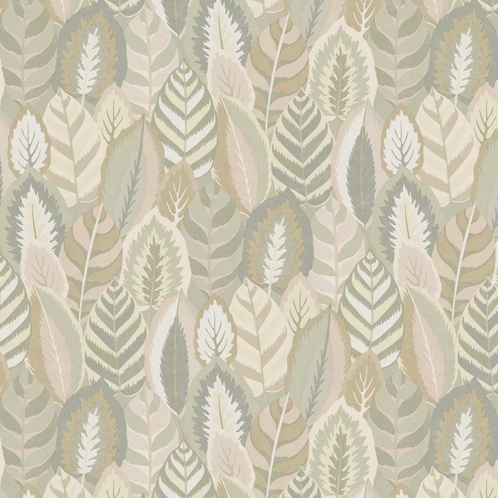 Kék Vinil Tapéta Flizelin Levelek