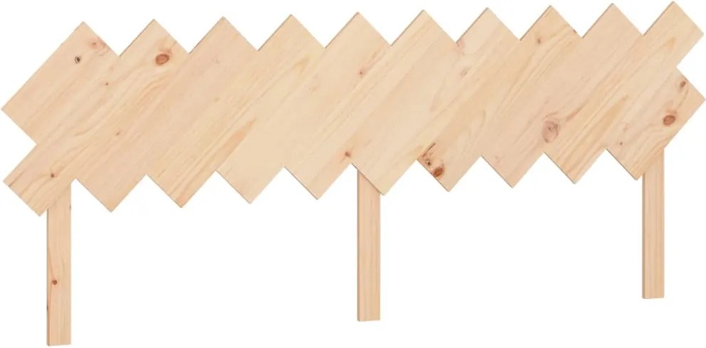 vidaXL tömör fenyőfa ágyfejtámla 196x3x80,5 cm