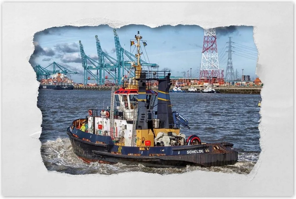 Poszterek 60x40 Tengeri vontatóhajó