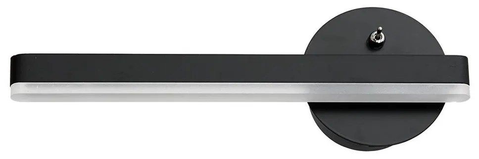 Milagro LED Fali lámpa SYDNEY LED/6W/230V fekete ML6346