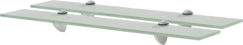 vidaXL 2 db lebegő üvegpolc 60 x 10 cm 8 mm